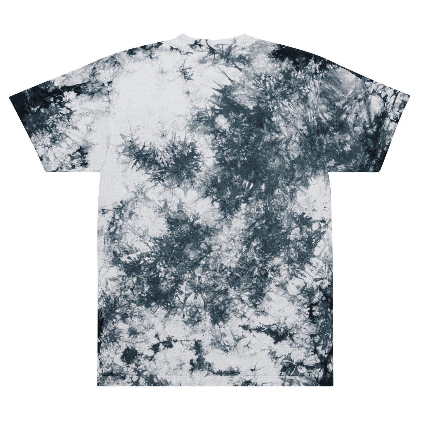 Logo Oversized Tie-Dye Tee - Black & White